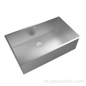 SUS304 Edelstahl gepresst Single Bowl Küchenspüle